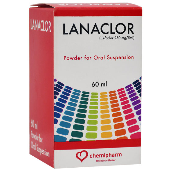 Lanaclor 250mg Suspension 60ml