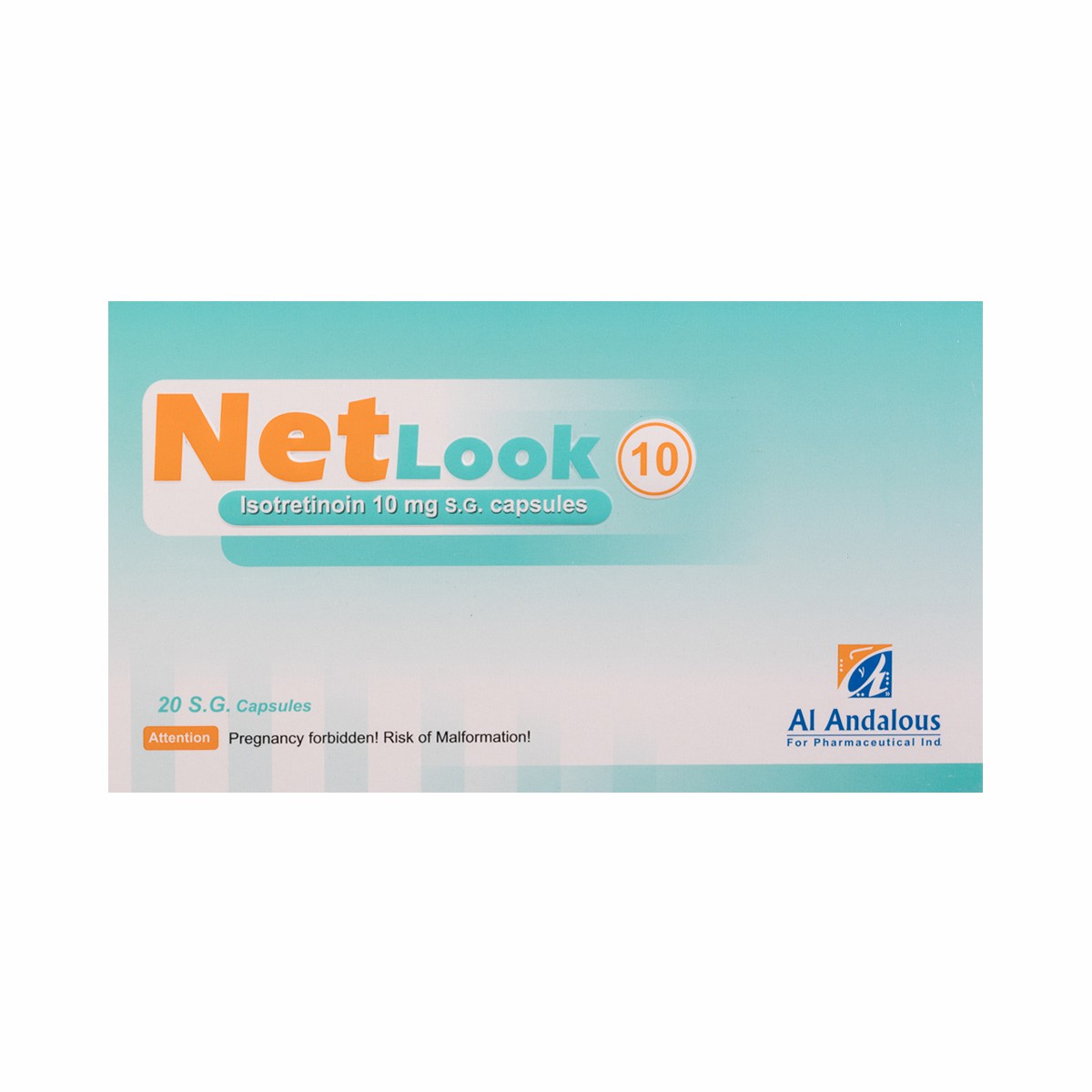 Netlook 10mg 20 Capsules