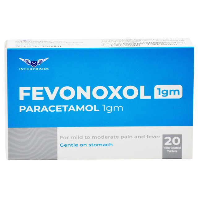 Fevonoxol 1gm 20 Film Coated Tablets