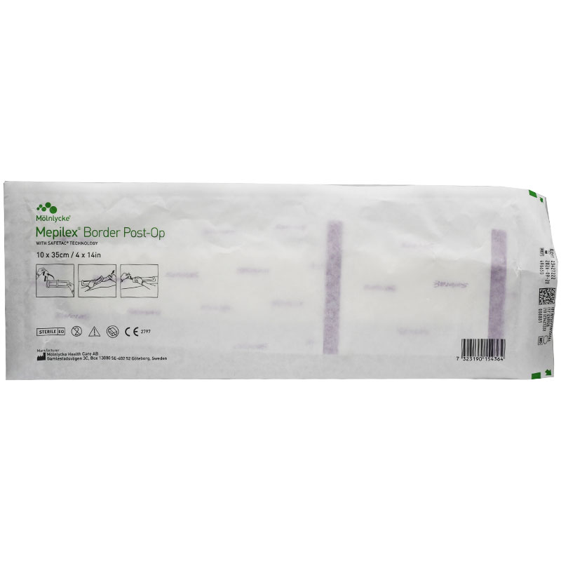 Molnlycke Mepilex Border Post-Op 10 x 35cm