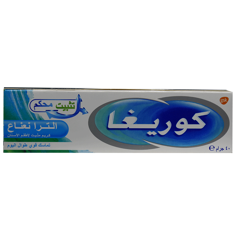 Corega 3D Hold Ultra Mint Denture Fixative Cream 40gm