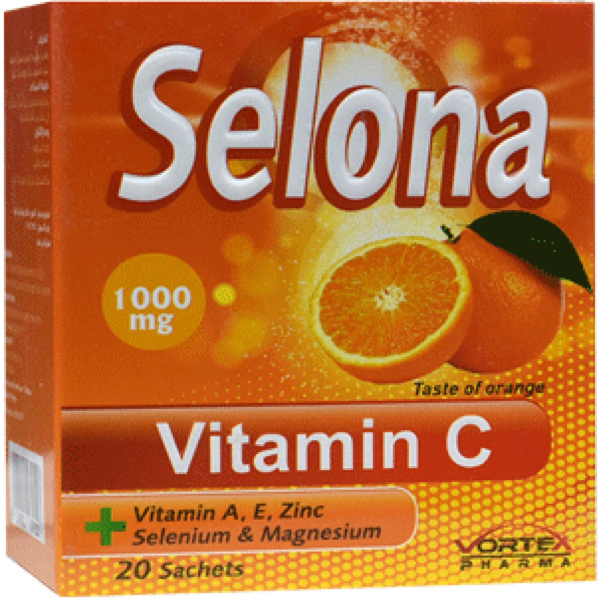 Selona 1000mg Vitamin C 20 Sachets