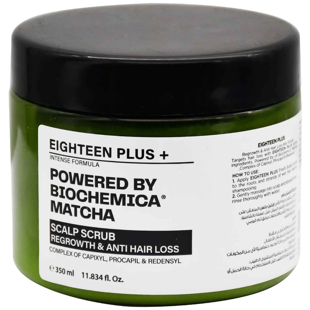 Eighteen Plus Regrowth & Anti Hair Loss Scalp Scrub 350ml