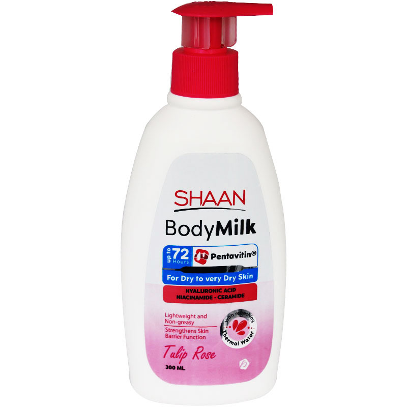 Shaan Tulip Rose Body Milk for Dry Skin 300ml