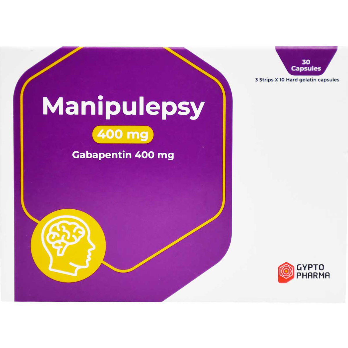 Manipulepsy 400mg 30 Film Coated Tablets