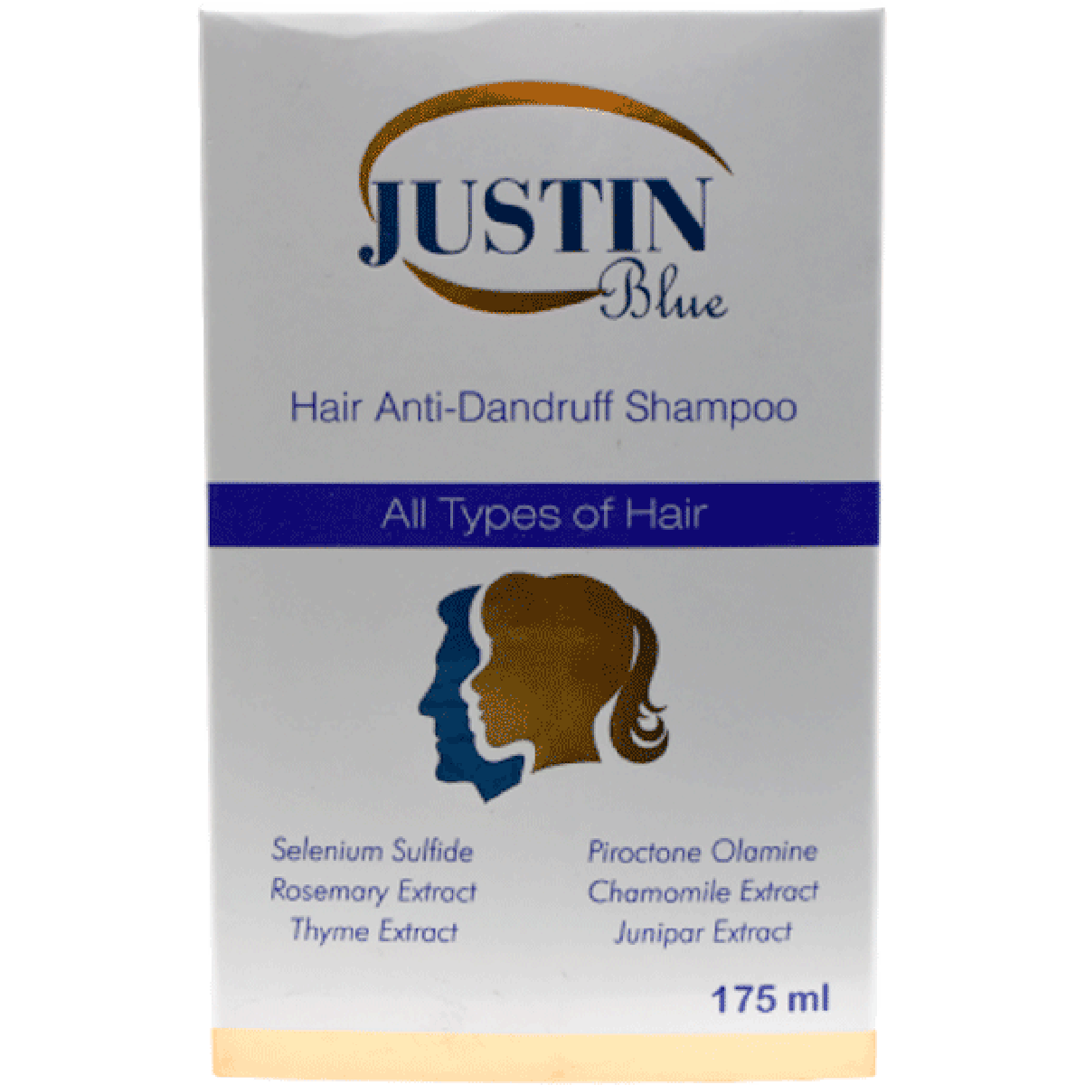 Justin Blue Antidandruff Shampoo 175ml
