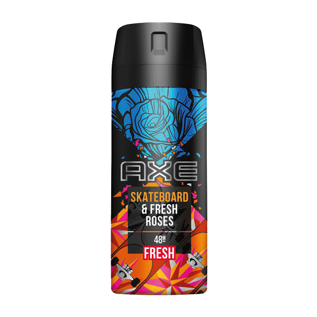 Axe Skateboard&Fresh Roses 48 Hours Deodorant Spray 150ml