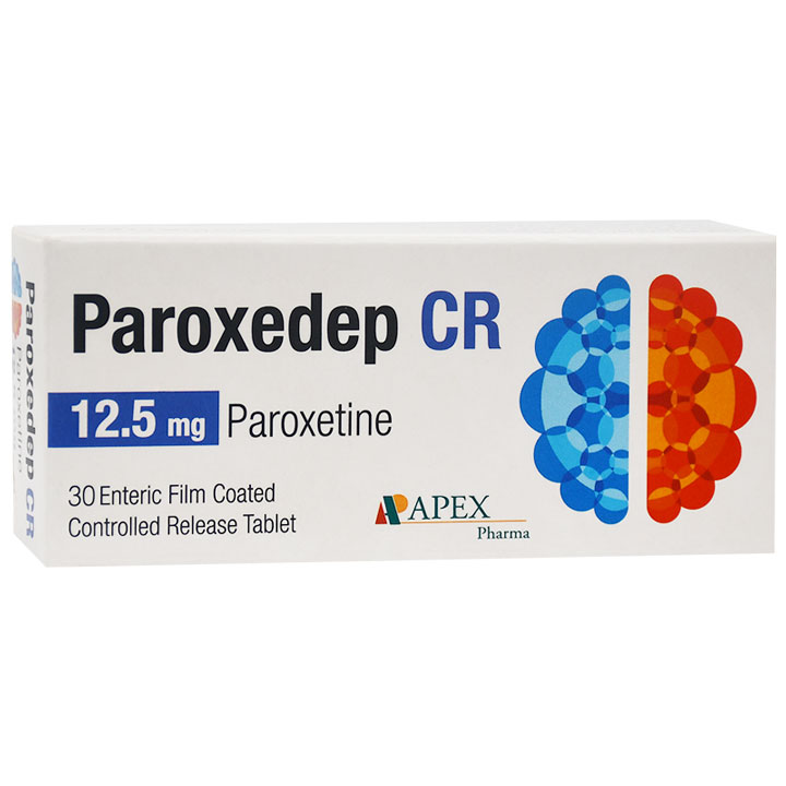 Paroxedep Cr 12.5mg 30 Enteric Film Coated Tablet