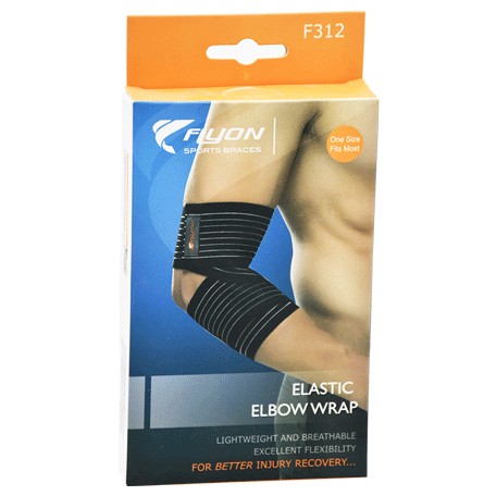 Flyon Elastic Elbow Wrap Support One Size /F312