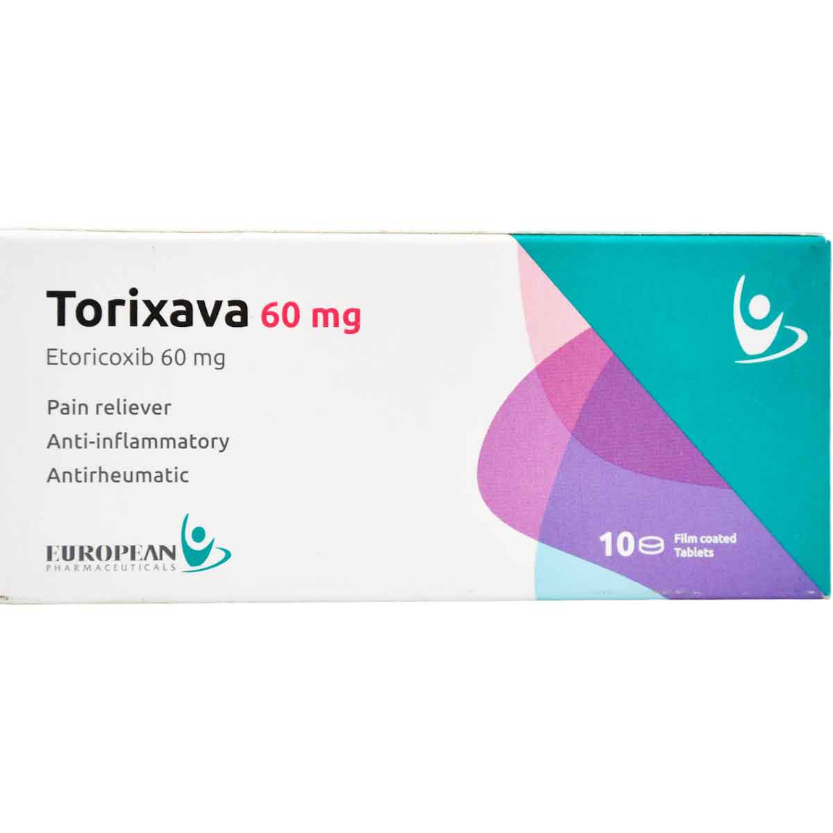 Torixava 60mg 10 Film Coated Tablets