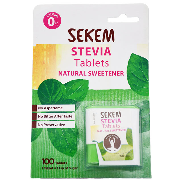 Sekem Stevia Natural Sweetener 100 Tablet