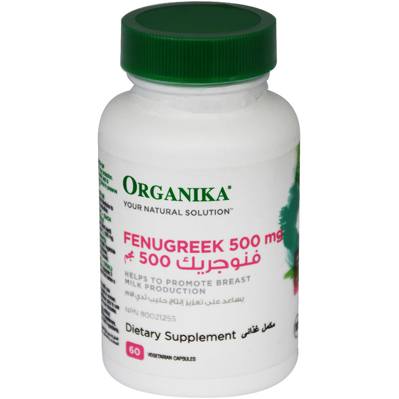 Fenugreek 500mg (Organika) 60 Capsules