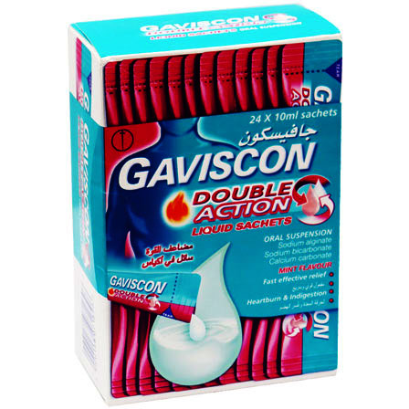 Gaviscon Double Action Liquid Mint 24 Sachets