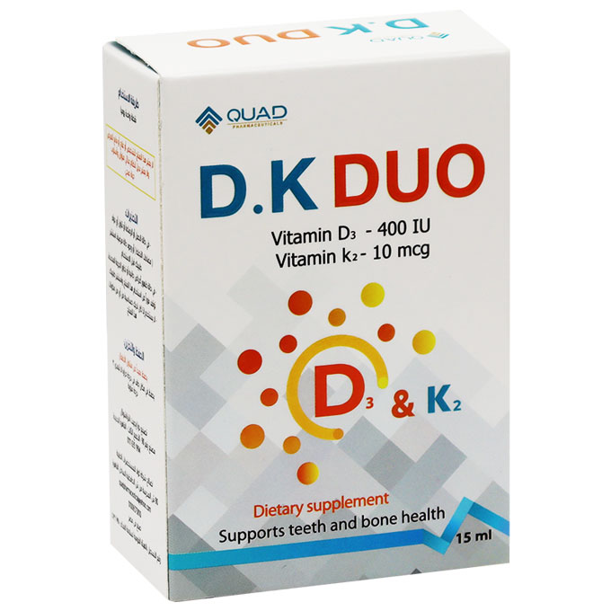 D.K Duo (400IU+10&mu;) Oral Drops 15ml