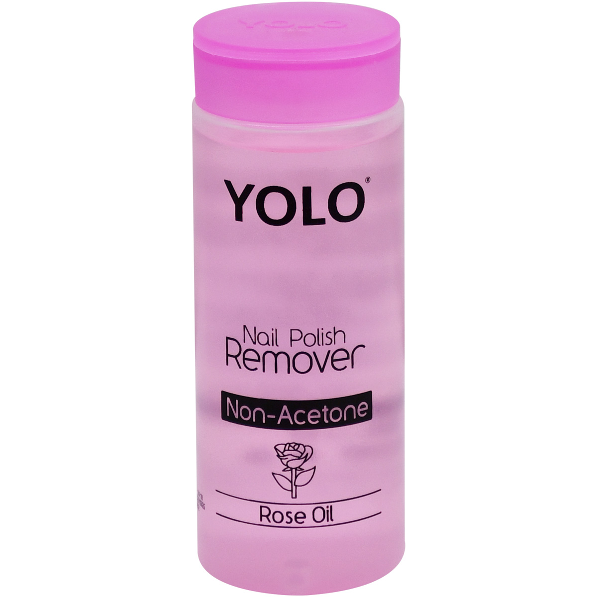 Yolo Rose Oil Non Acetone Nail Polish Remover 135ml