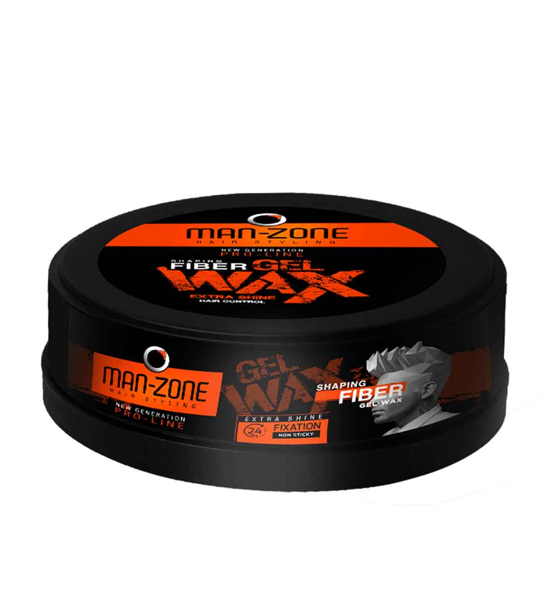 Man Zone Wax Extra Shine Hair Styling Fiber Gel 125ml