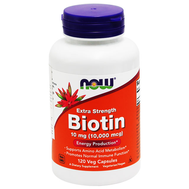 Now Biotin 10000 mcg 120 Capsules