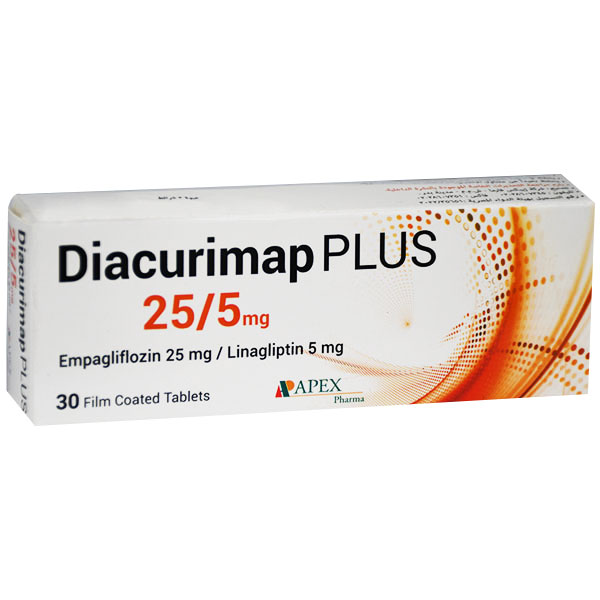 Diacurimap Plus 25/5mg 30 Film Coated Tablets