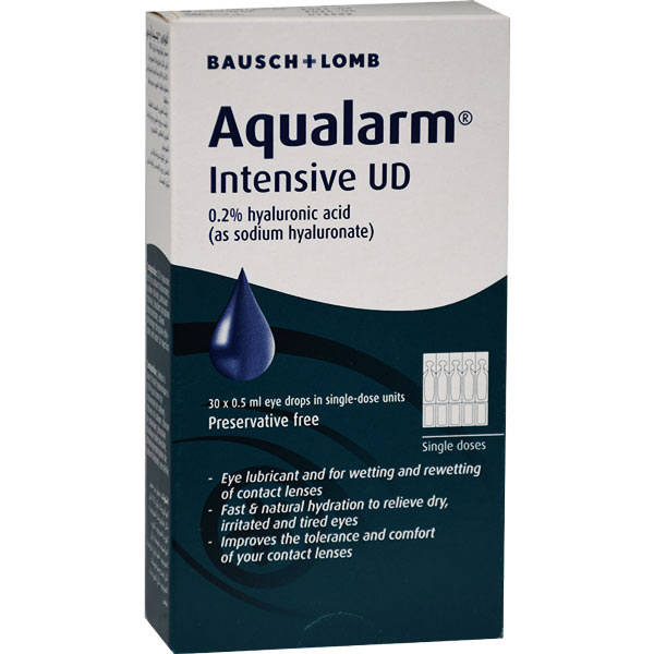 Aqualarm 0.2% Eye Drops 30 Ampoules 5ml
