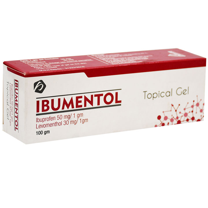 Ibumentol (50mg+30mg)/1gm Gel 100gm