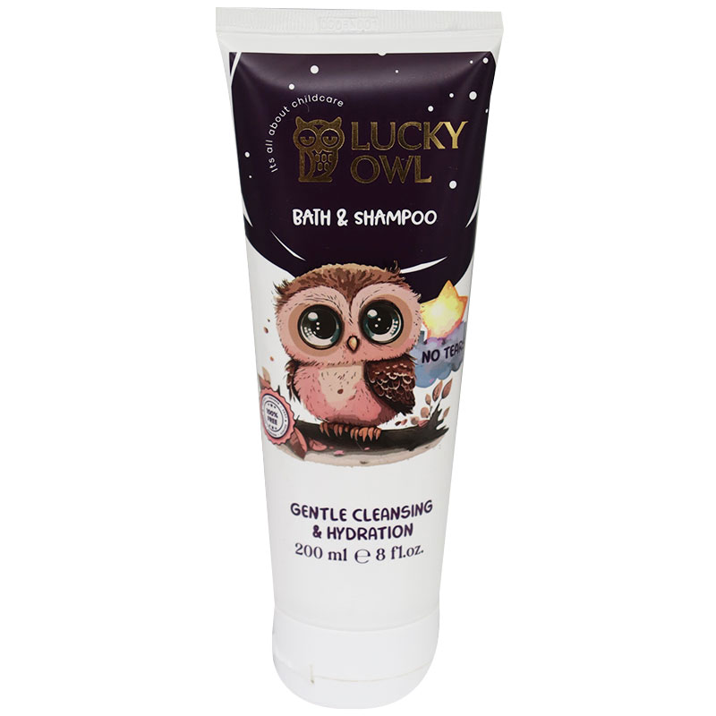 Lucky Owl Baby Bath and Shampoo 200ml