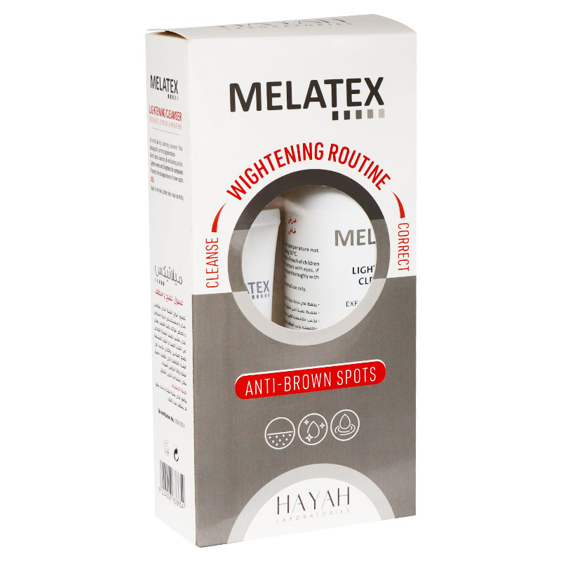 Melatex (Lightening Cleanser 200ml + Lightening Cream 50ml) (Offer Pack)