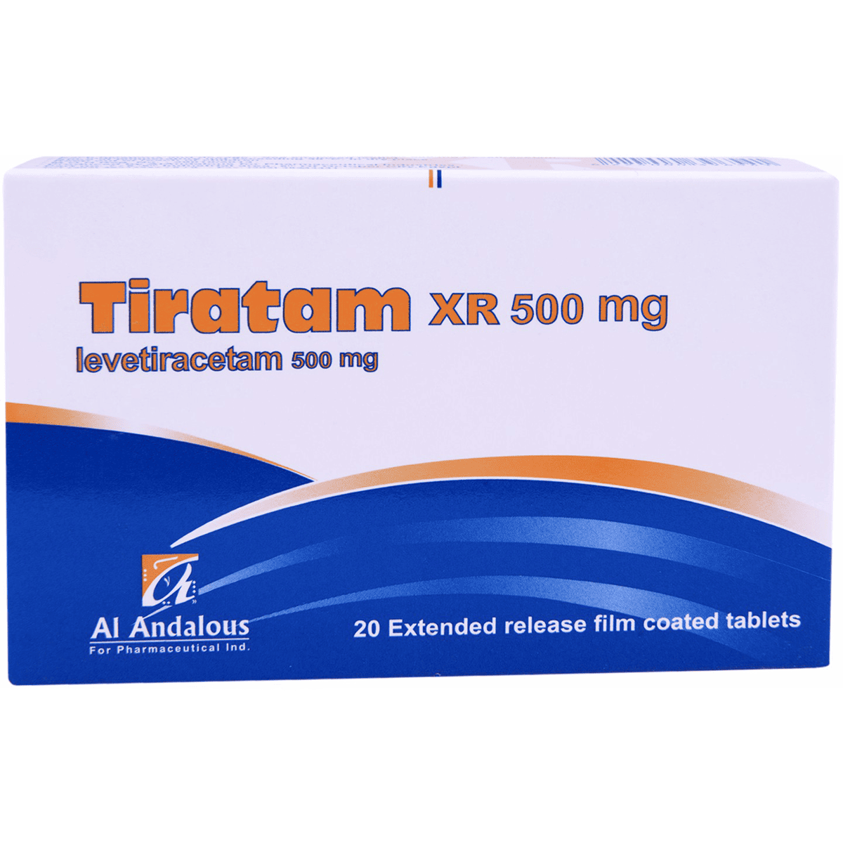 Tiratam XR (Extended Release) 500mg 20 Film Coated Tablets