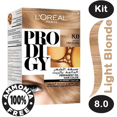Loreal Prodigy Hair Color/8.0 Light Blonde Dune