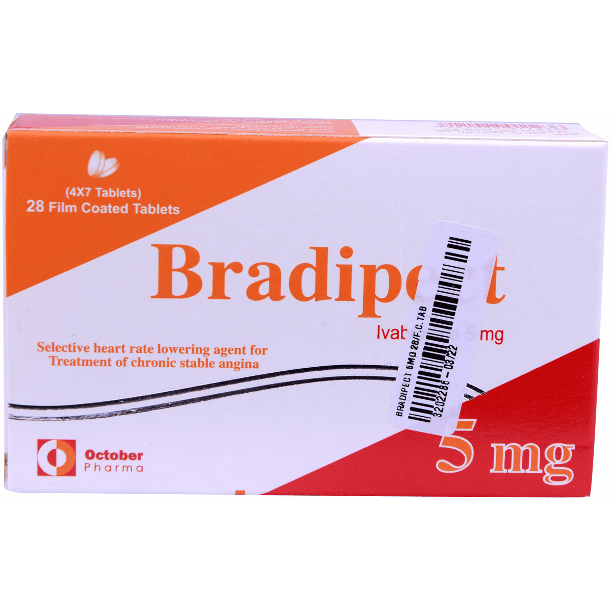 Bradipect 5mg 28 Film Coated Tablets