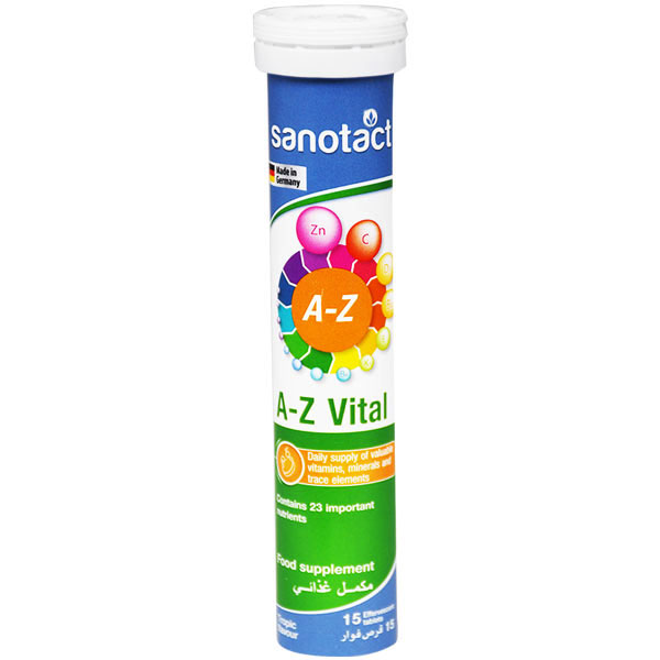 Sanotact A-Z Vital 15/Effervescent Tablets
