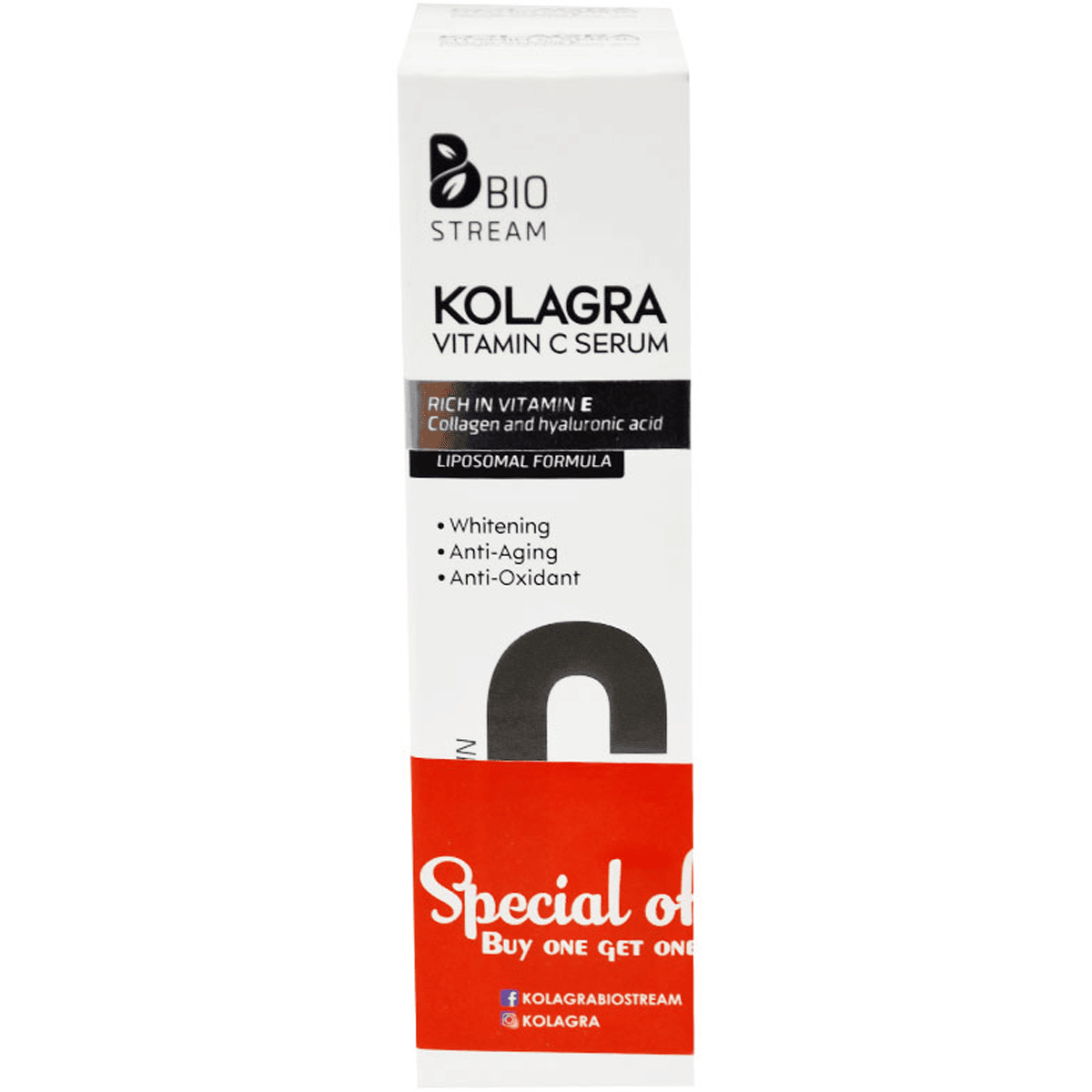 Kolagra C Skin Serum Rich In Vitamin E 2X30ml (Offer Pack)