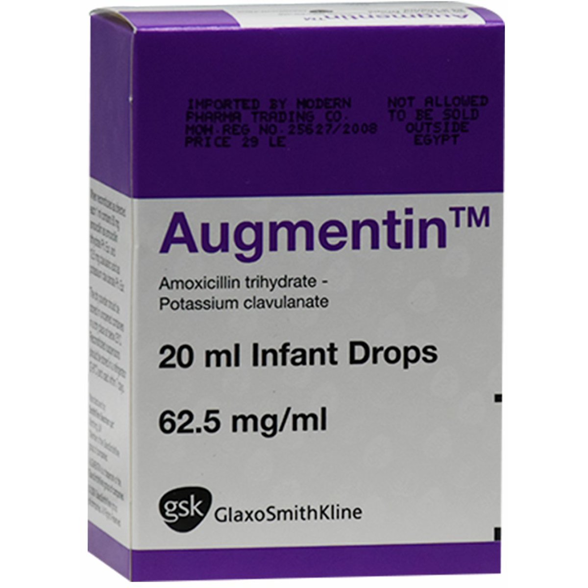Augmentin 62.5Mg/ml 20ml Oral Drops