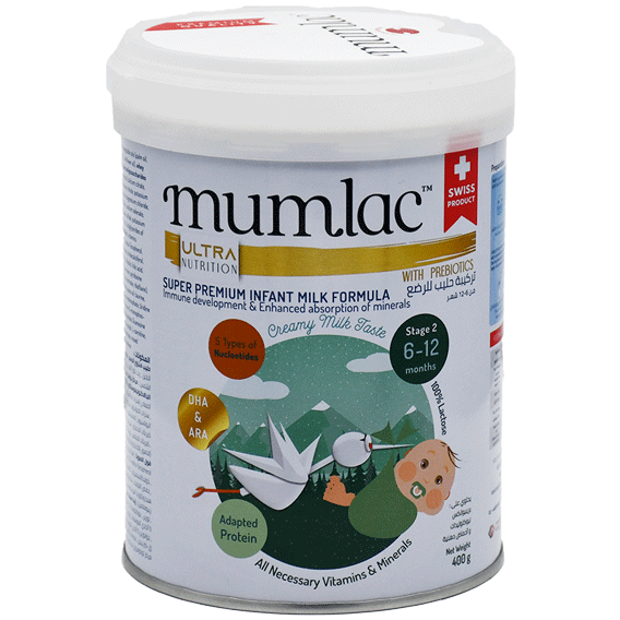 Mumlac Ultra Nutrition 2 (6-12 Months) Milk Powder 400gm