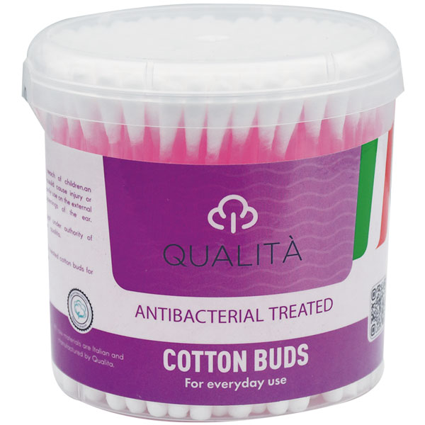 Qualita Cotton Buds Jar 200 Pieces