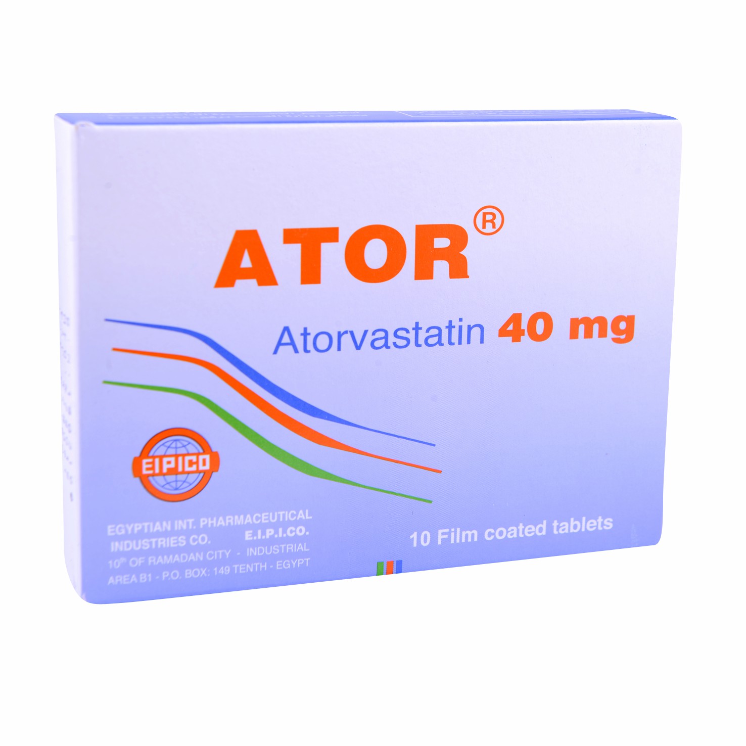 Ator 40mg 10 Tablets