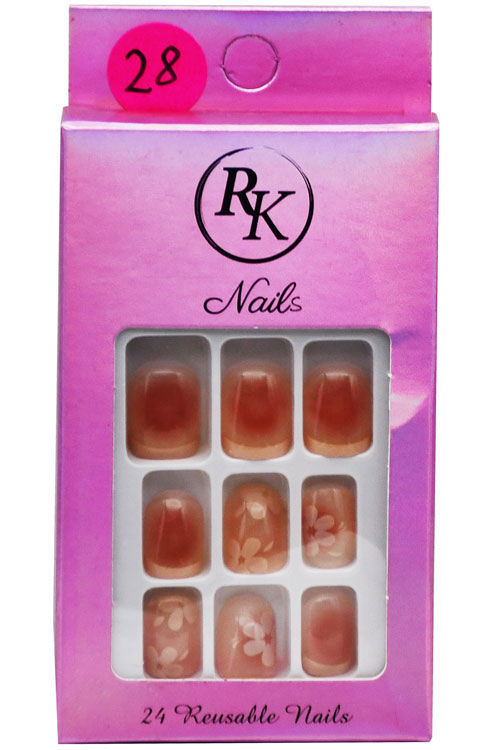 RK Reusable Nails 24 pieces/28