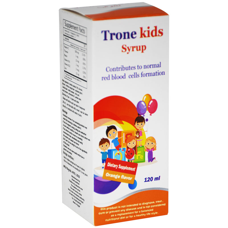 Trone Kids Orange Flavor 120ml Syrup