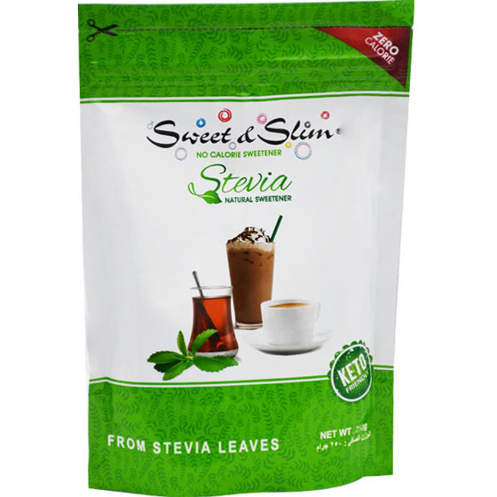Sweet & Slim Stevia No Calorie Sweetener 250gm