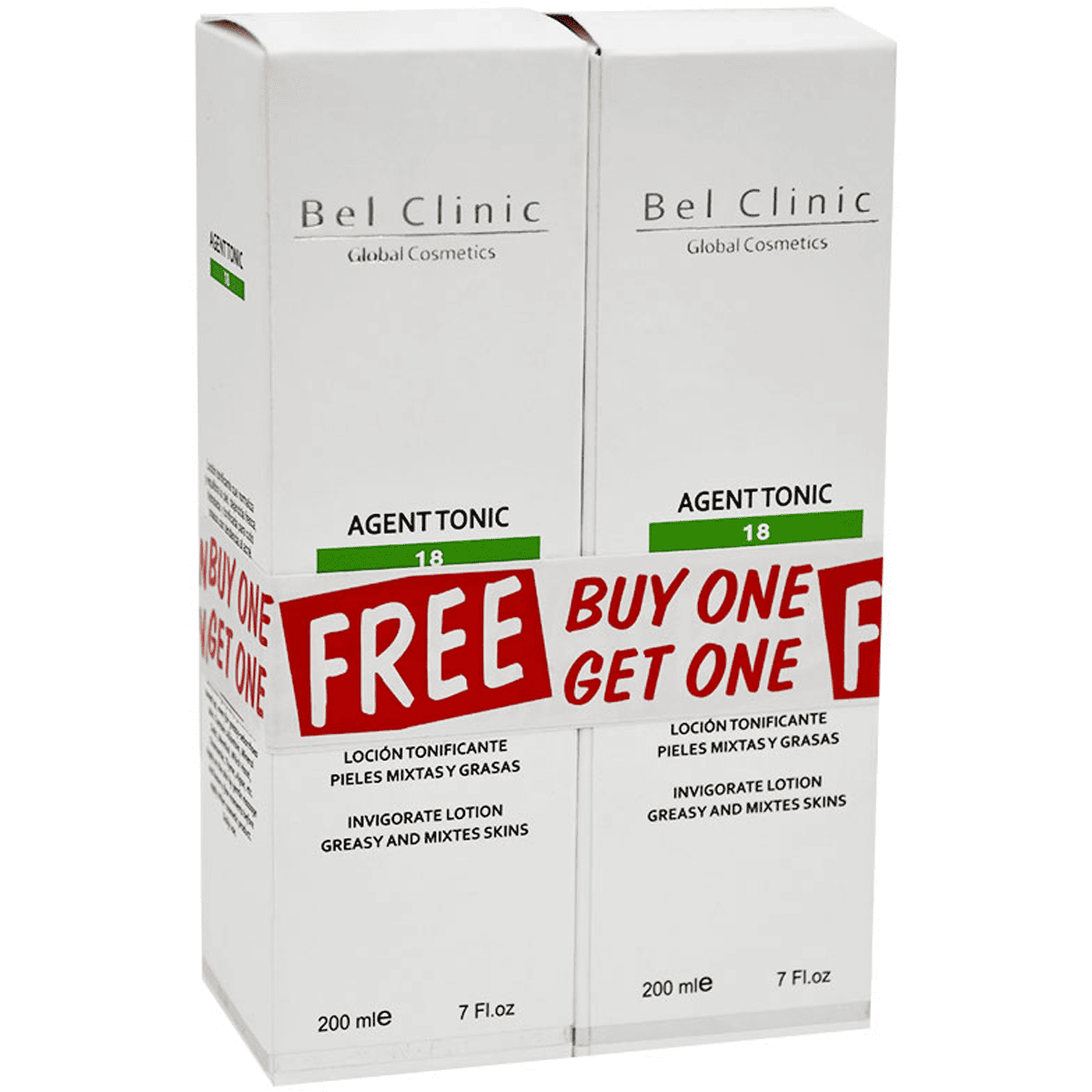Belclinic Agent Tonic Lotion 2X200ml (Offer Pack)