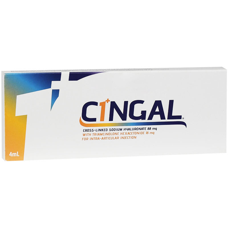 Cingal (88mg+18mg) 4ml 1 Perfilled Syringe (Refregirated)