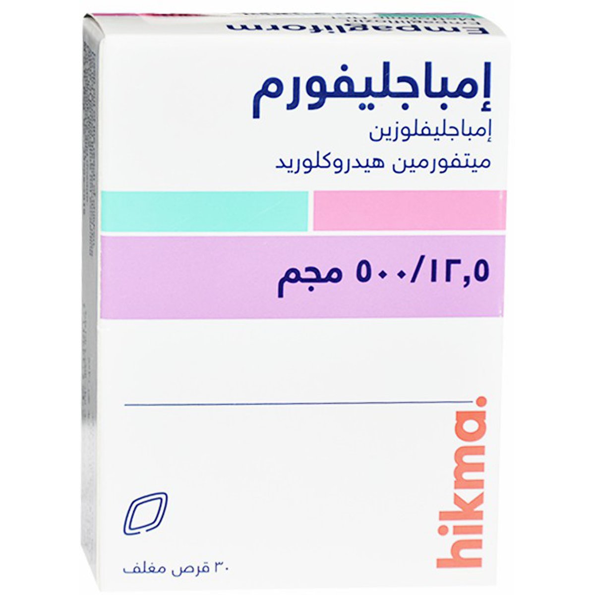 Empagliform 12.5/500mg 30 Tablets