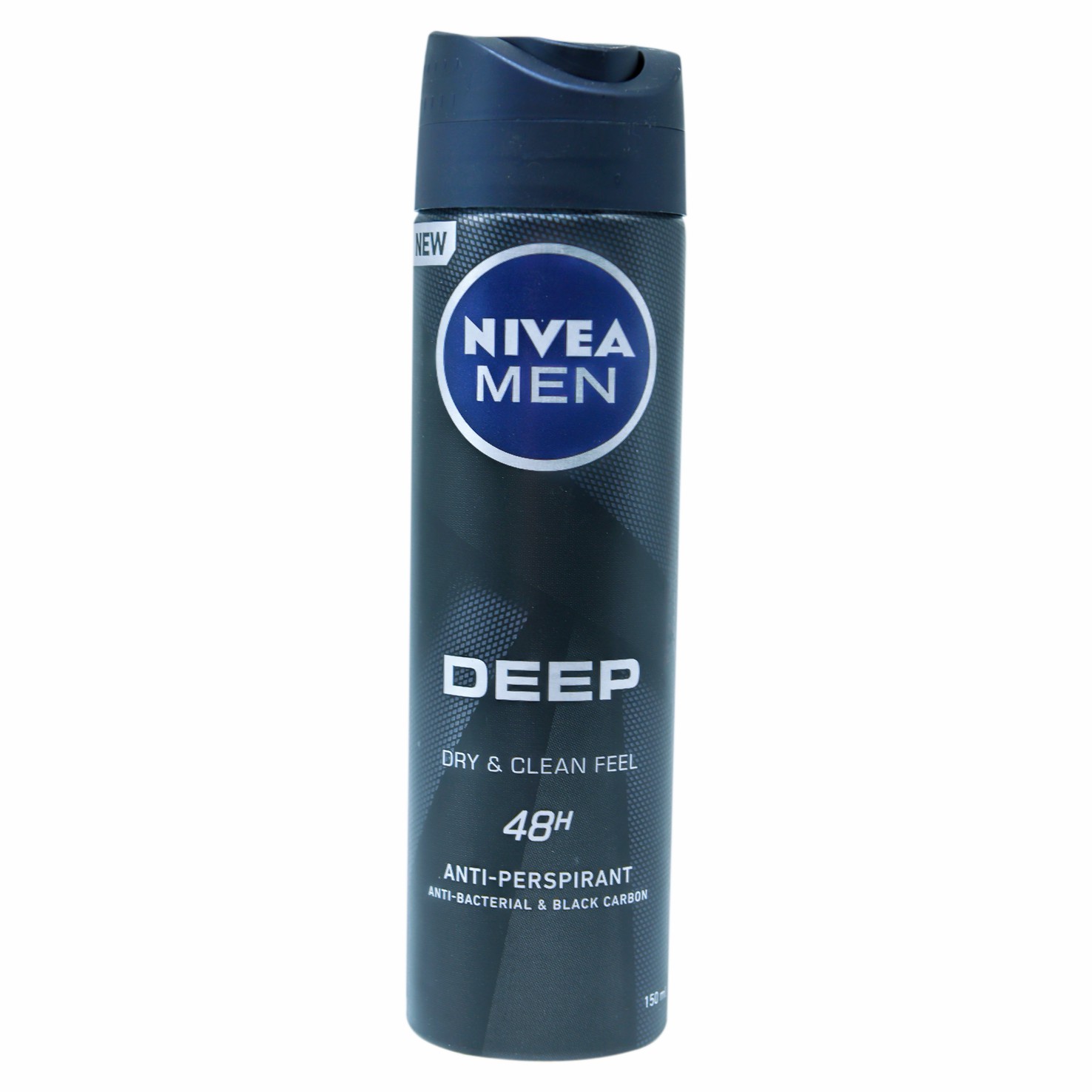 Nivea Men Deep Black Carbon Deodorant Spray 150ml