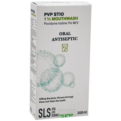 Pvp Stio 1% Oral Antiseptic MouthWash 200ml