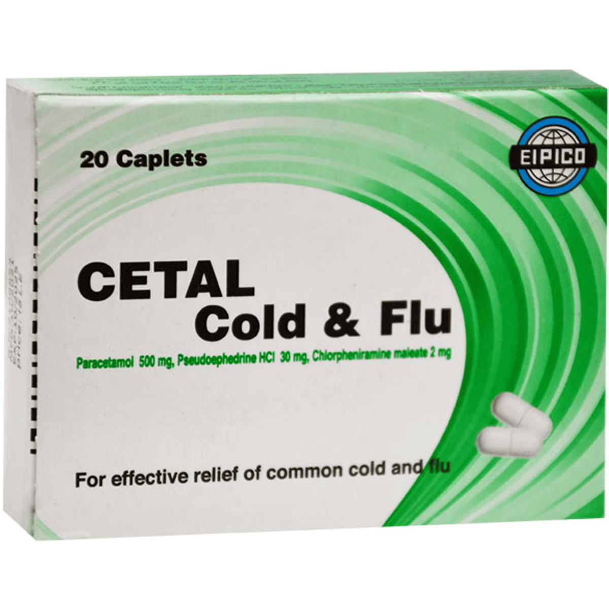 Cetal Cold & Flu 20Caplets