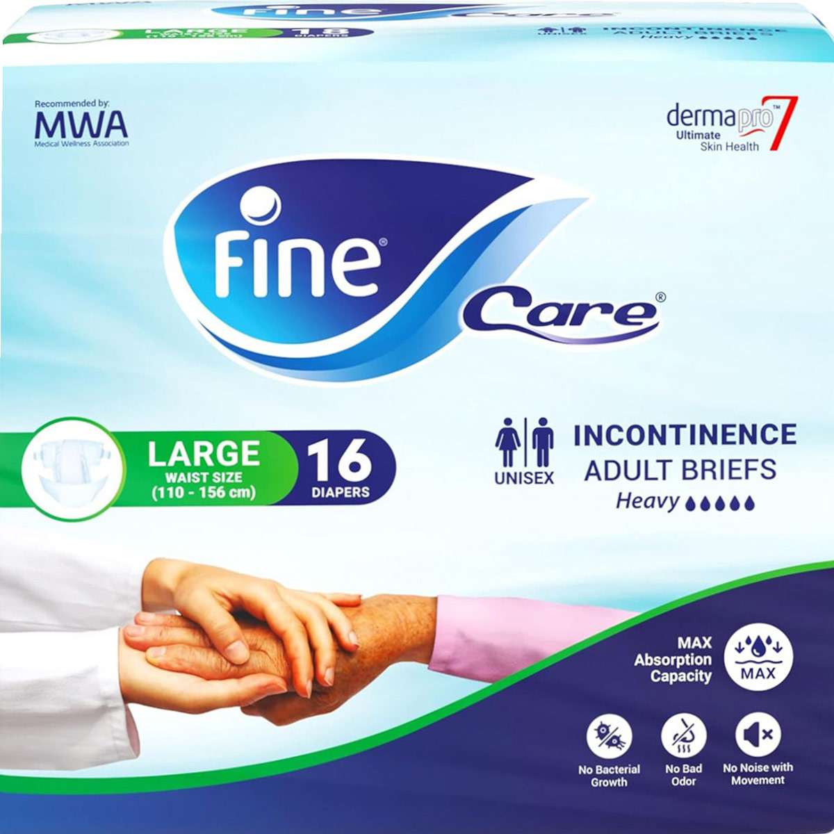 Fine Care Incontinence (L) (110-156cm) 16 Pieces