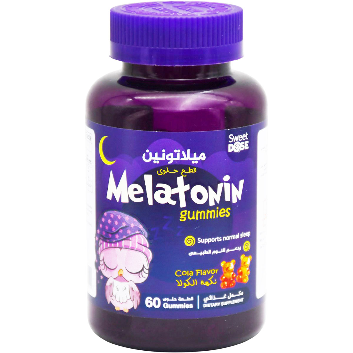 Melatonin Cola Flavor 60 Gummies