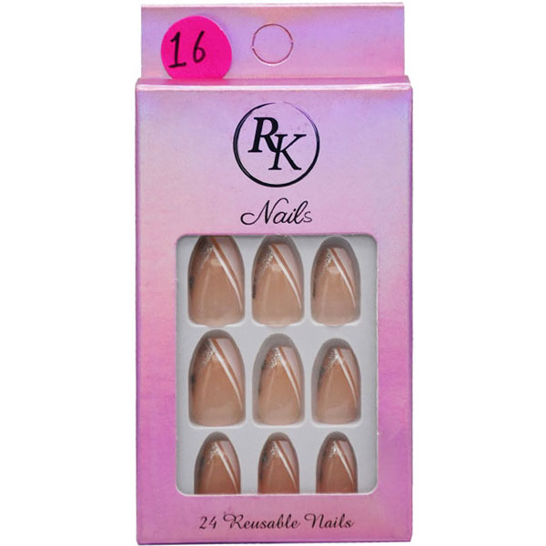 RK Reusable Nails 24 pieces/16