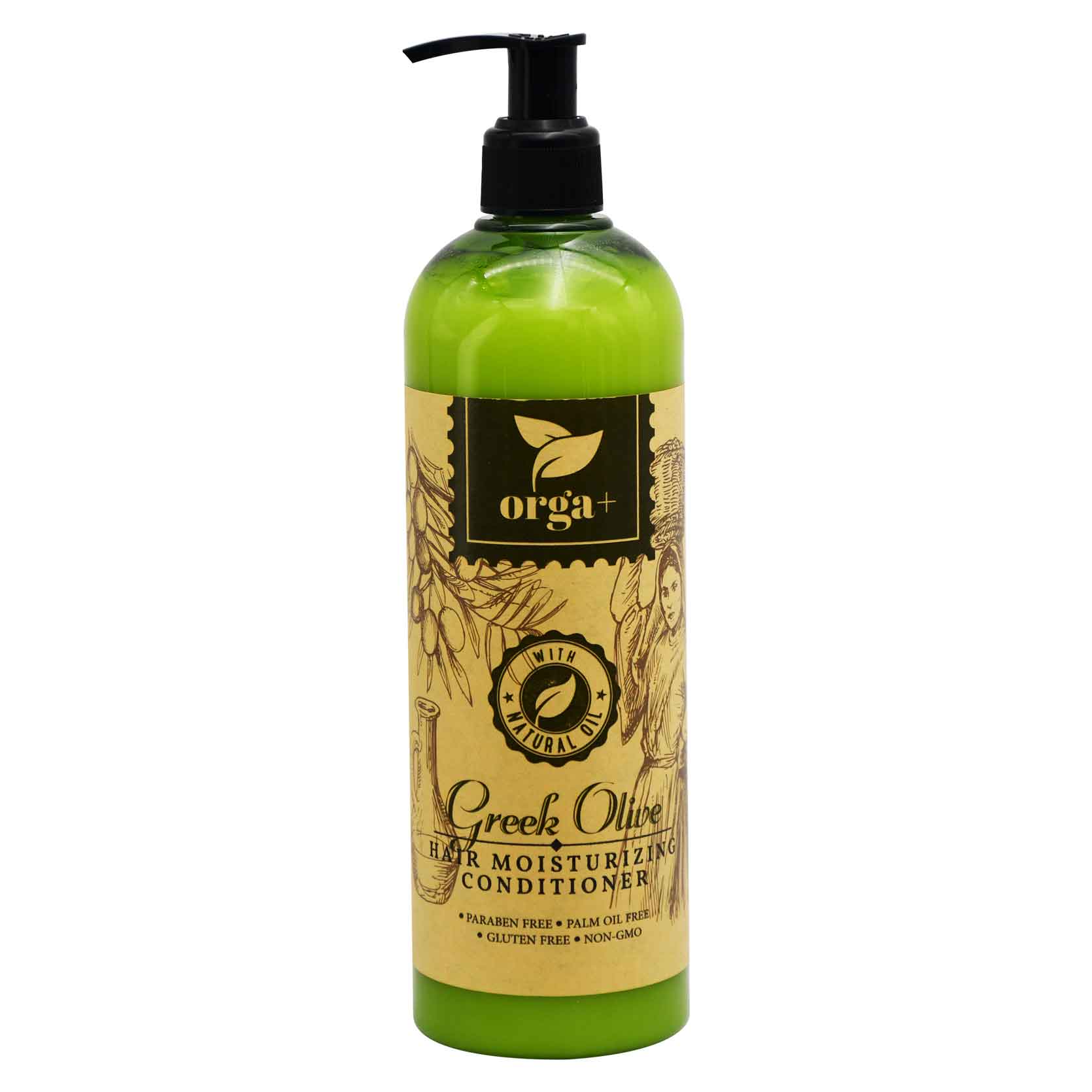 Orga+ Greek Olive Hair Moisturizing Conditioner 500ml