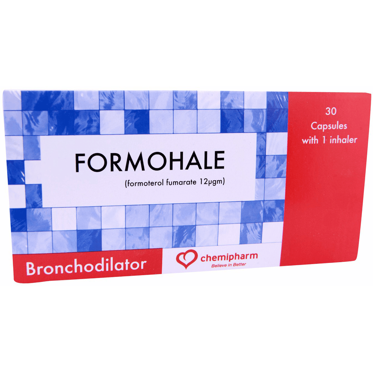 Formohale 12mcg 30 Capsules