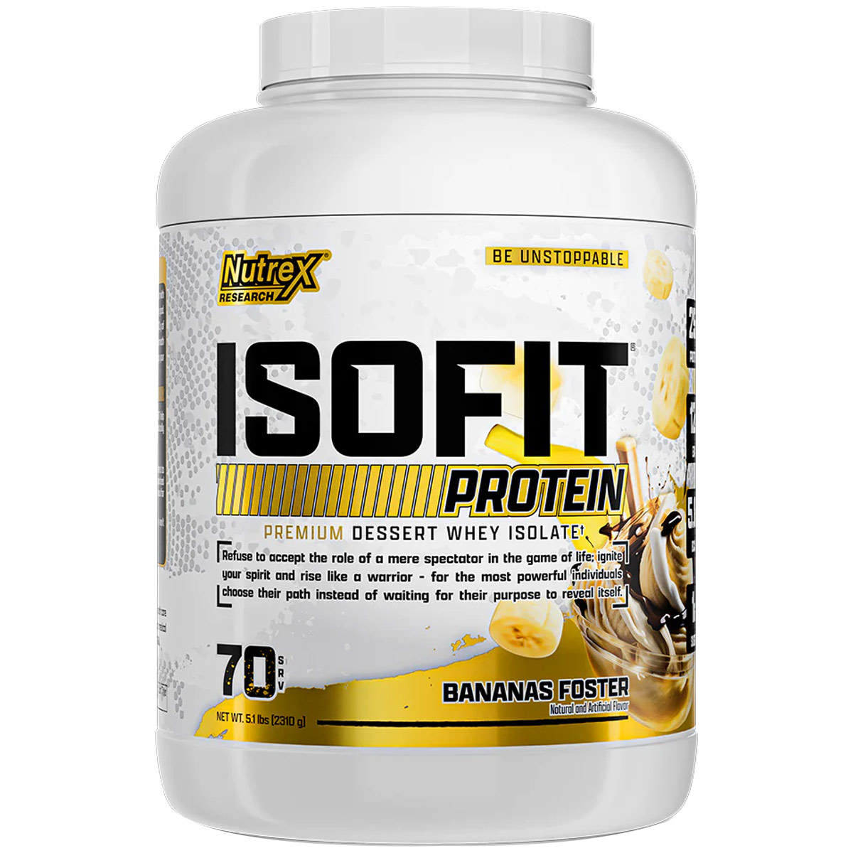 Isofit Whey Protein Isolate Bananas 2310gm
